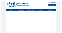 Desktop Screenshot of customfurniturerental.com
