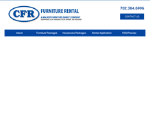 Tablet Screenshot of customfurniturerental.com